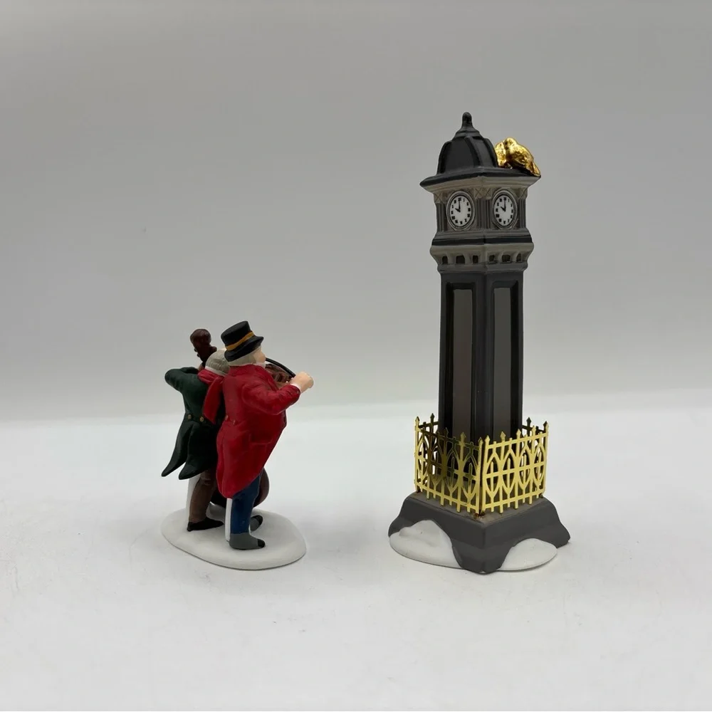 Dept 56 1995 Vintage HVC 12 Days Of Dickens Village Four Calling Birds 58379 EUC - Picture 6 of 12
